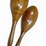 Maracas Large Natural Pair