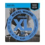 D’Addario XL Electric Jazz  Nickel Wound Electric Guitar Stringsds