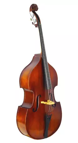 JZ Upright Bass Outfit w/ Bag and Bow 1/8 1/4 1/2 and 3/4 Sizes - Image 2