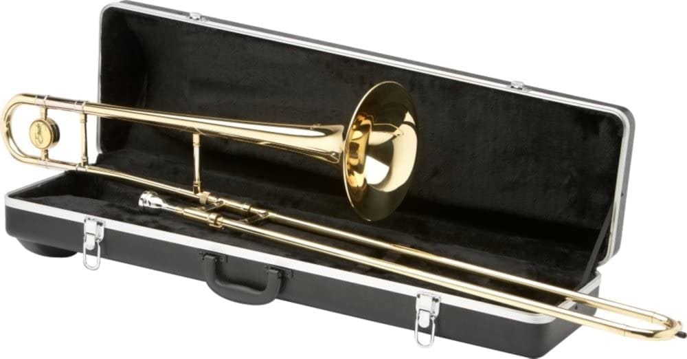 Etude Student Trombone Lacquer new with case and mouthpiece FREE SHIPPING - Image 5