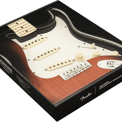 Fender Tex-Mex SSS Pre-wired Stratocaster Pickguard - Parchment 3-ply 0992343509 - Image 2