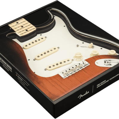 Fender Custom Fat '50s SSS Pre-wired Stratocaster Pickguard - Parchment 3-ply 0992340509 - Image 2