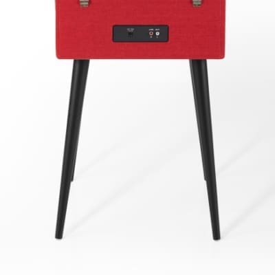 Crosley Bermuda Portable Turntable with Bluetooth In/Out Red - Image 3