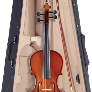 JZ Violin outfit availabl1 in 1/4, 1/2, 3/4 and 4/4  with case and bow
