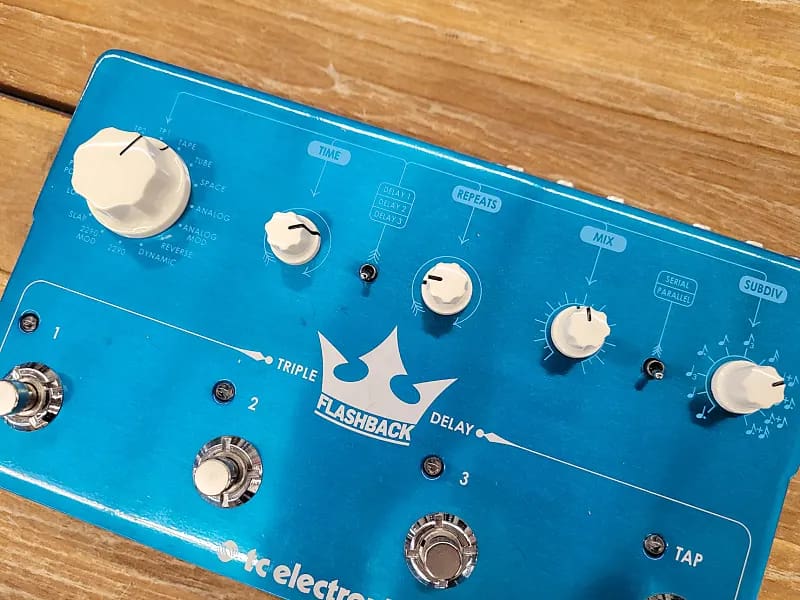 TC Electronic Flashback Triple Delay Blue Price $199 - Victor Litz