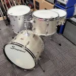 Slingerland SOLD 4 piece shell pack 1970s – Silver Sparkle Used $1,499 + $250 Shipping SOLD