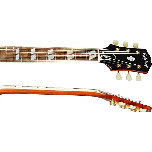 Epiphone Hummingbird - Cherry Sunburst acoustic electric guitar - Image 6