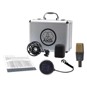 AKG C414 XLII Reference Multipattern Condenser Microphone - Dark Gray/Gold $1199.99 Free Shipping