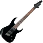 Ibanez RGMS7 Multi-Scale 7-String Electric Guitar Black