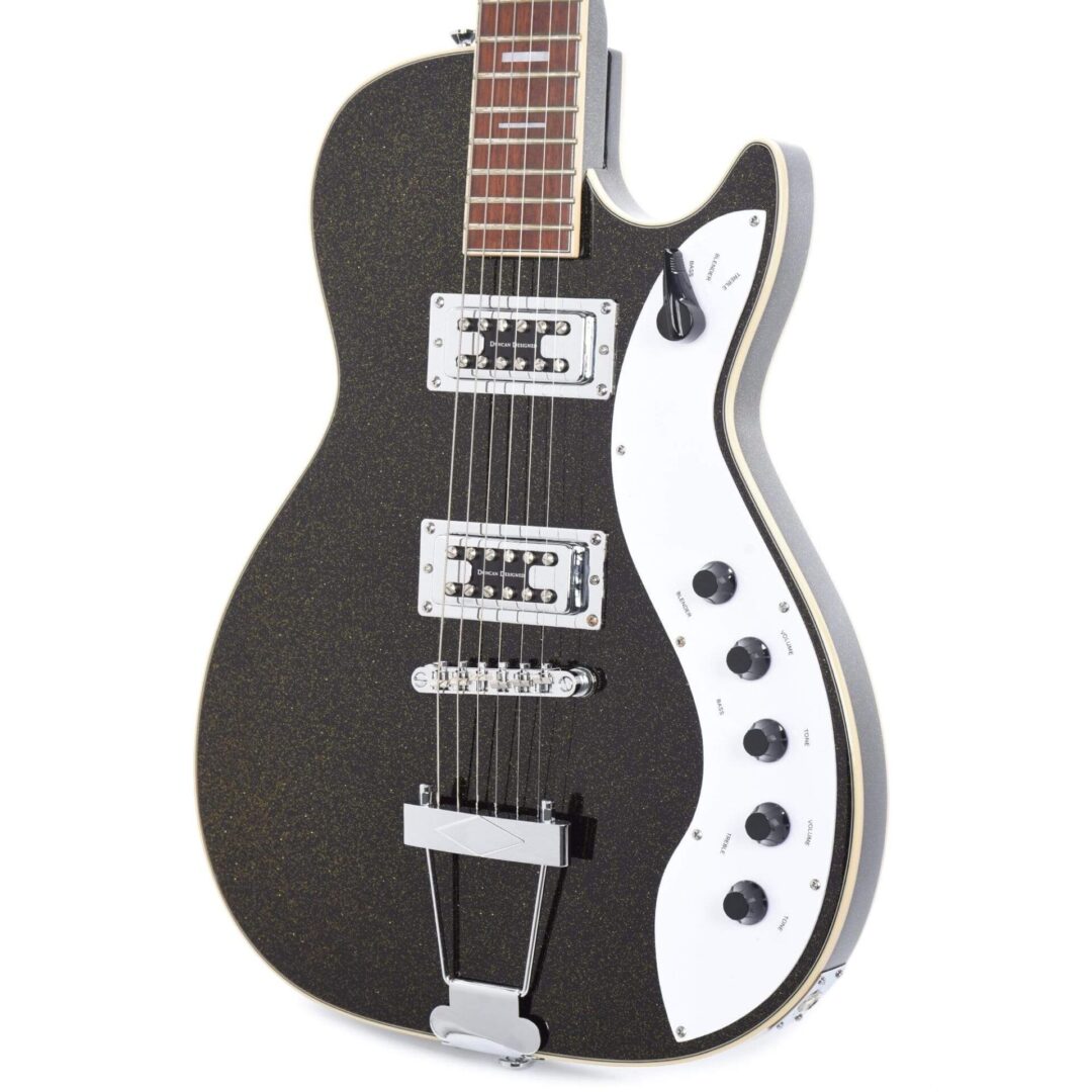 Silvertone Classic 1423-BGF Solid-Body Electric Guitar - Black