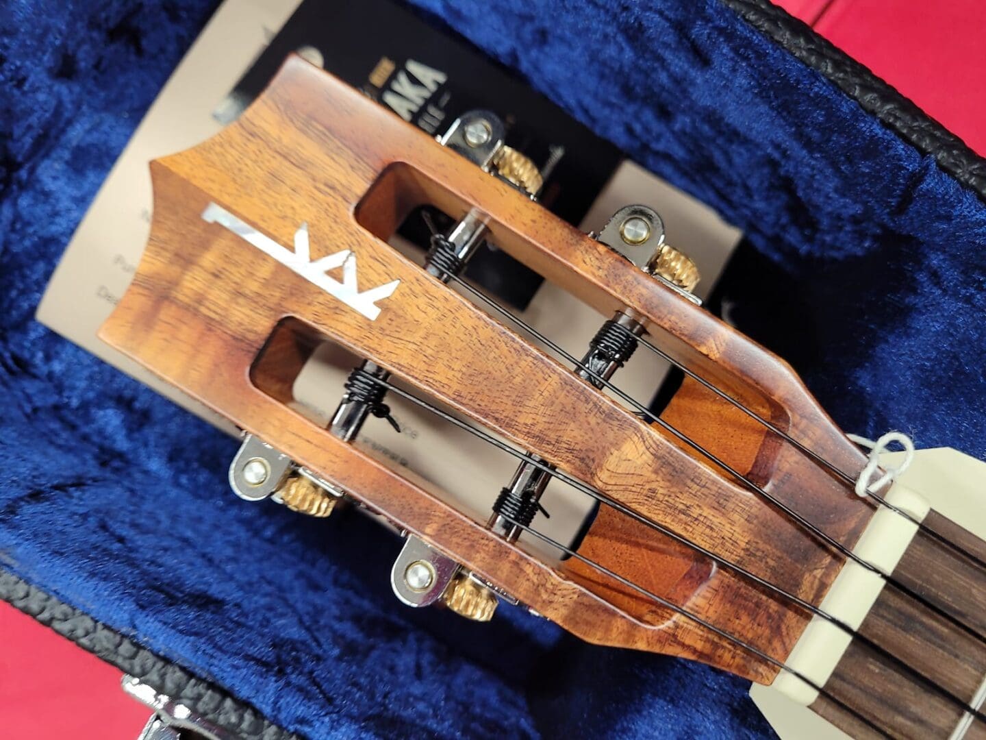 Kamaka Koa Concert Ukulele with Slotted Headstock HF-2I - Koa Mint $2195 - Image 7
