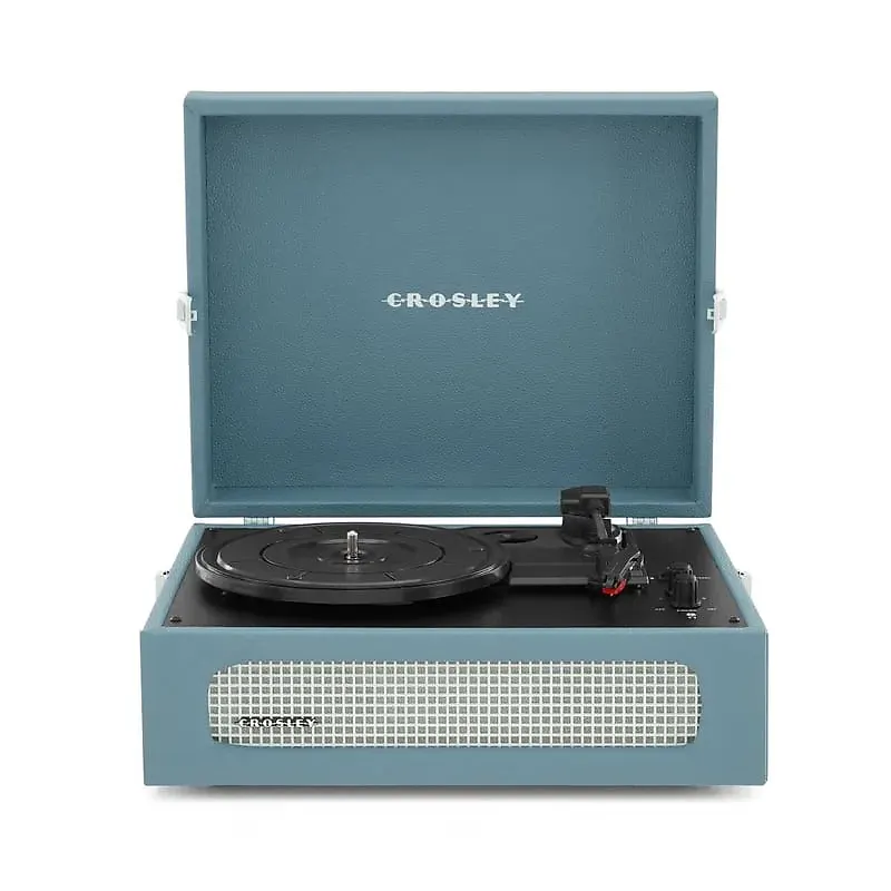 Crosley Voyager 3-Speed Turntable W/Bluetooth - Blue - Image 4