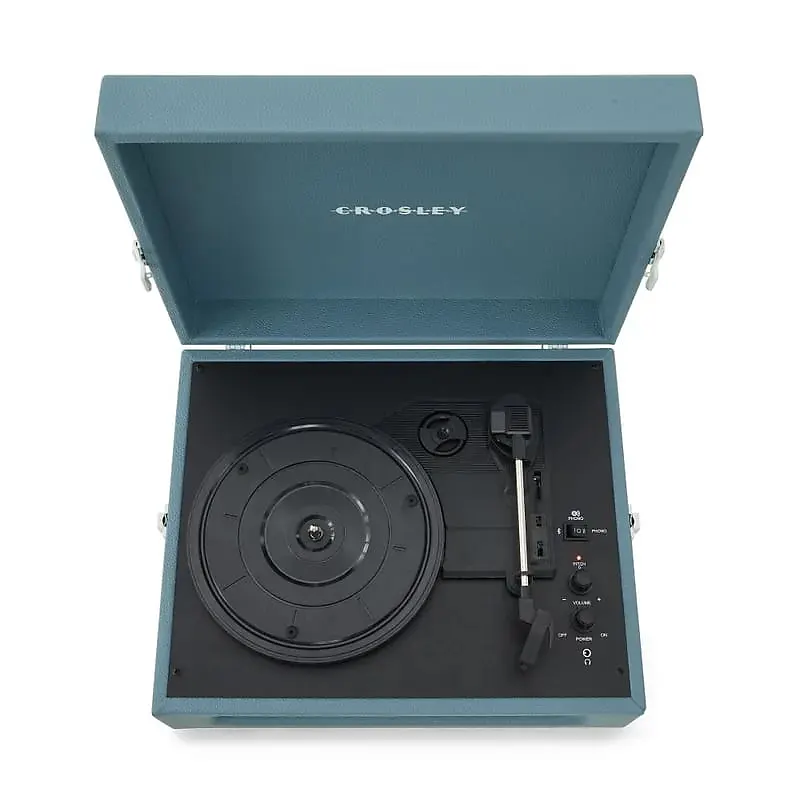 Crosley Voyager 3-Speed Turntable W/Bluetooth - Blue - Image 3