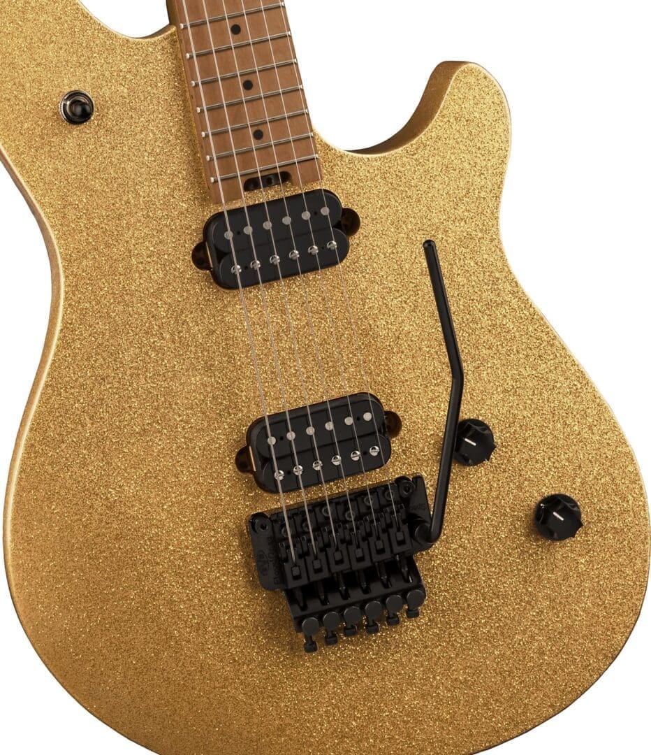 EVH Wolfgang WG Standard Electric Guitar with Baked Maple Fingerboard - Gold Sparkle 5107003518 - Image 4