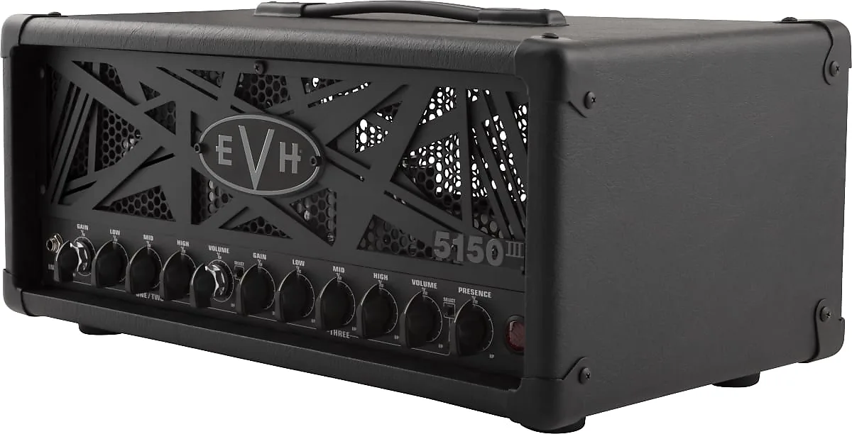 EVH 5150III 50S 6L6 50-watt Tube Head - Black Stealth 2253070000 - Image 4