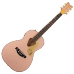Gretsch G5021E Rancher Penguin Parlor Acoustic/Electric Guitar – Shell Pink