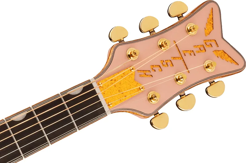 Gretsch G5021E Rancher Penguin Parlor Acoustic/Electric Guitar - Shell Pink - Image 5