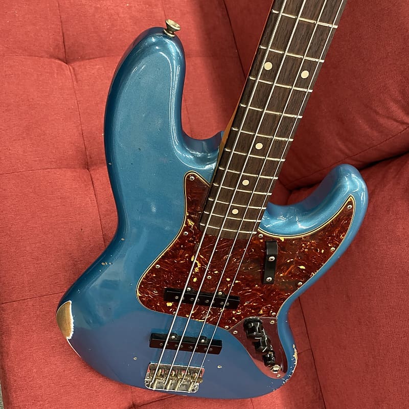 Fender Custom Shop 1964 Jazz Bass Relic 2023 - Ocean Turquoise w