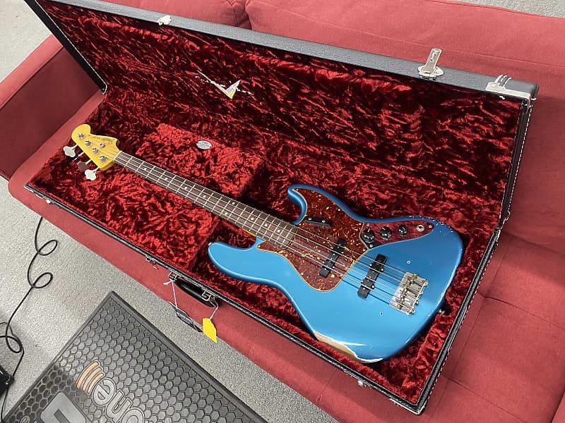 Fender Custom Shop 1964 Jazz Bass Relic 2023 - Ocean Turquoise w