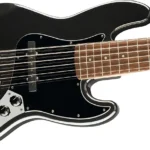 Squier Affinity Series Jazz Bass VI 6-String Bass – Black Metallic