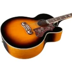 Epiphone J-200 EC Studio Acoustic-Electric Guitar – Vintage Sunburst