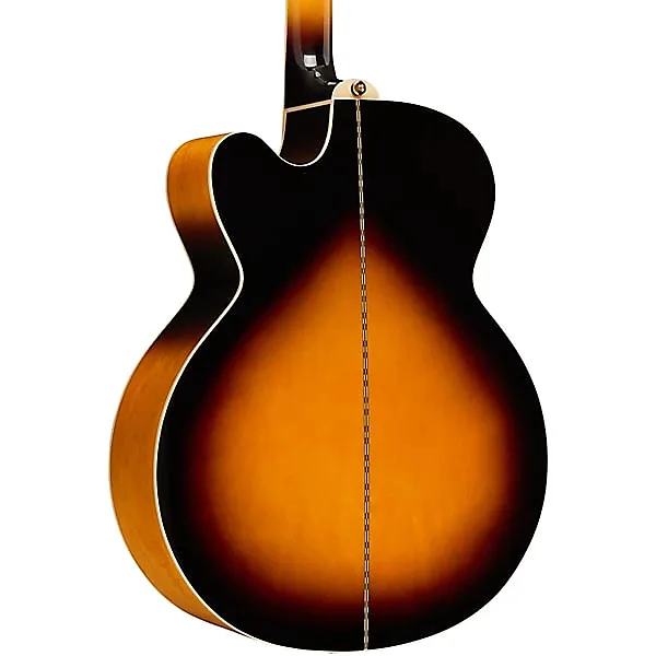 Epiphone J-200 EC Studio Acoustic-Electric Guitar - Vintage Sunburst - Image 5