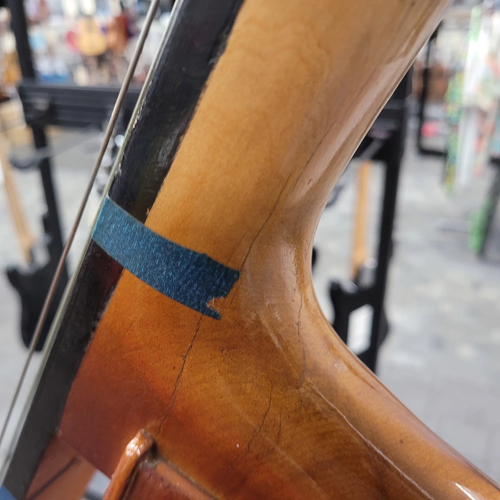 Unknown 3/4 Upright Bass - Natural - Image 7