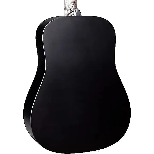 Martin DX Johnny Cash Acoustic-Electric Guitar - Black - with Bag - Image 4