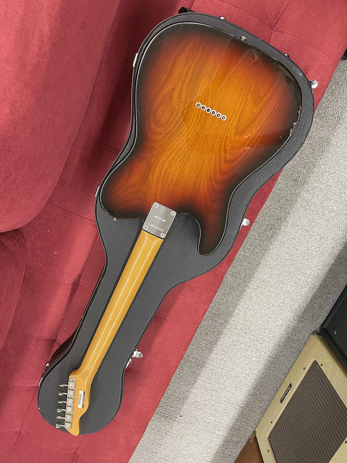 Fernandes TE-3 Thinline T-style Made in Japan 1994 - 3 Tone Sunburst w/ case - Image 5