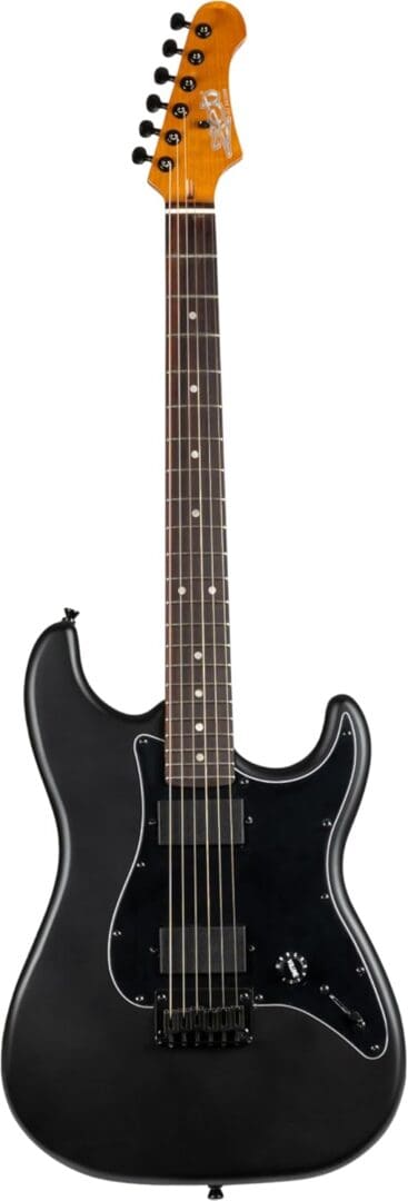Jet JS-400 MBK R Electric Guitar in Matte Black - Victor Litz