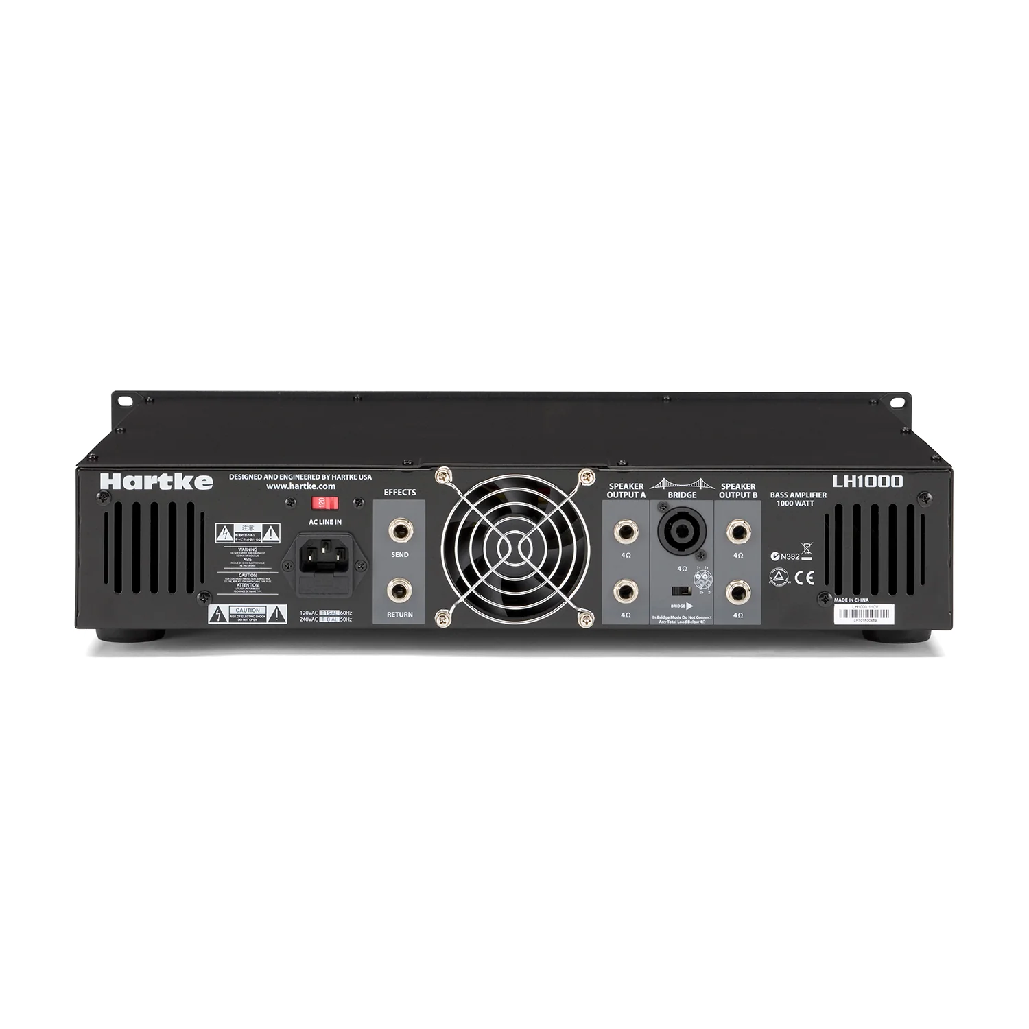 Hartke LH1000 Bass Amplifier Head (1000 Watts) - Image 2