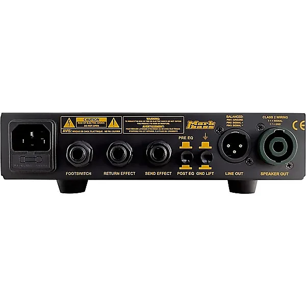 Markbass Nano Mark II 300W Bass Amplifier Head Gold - Image 4