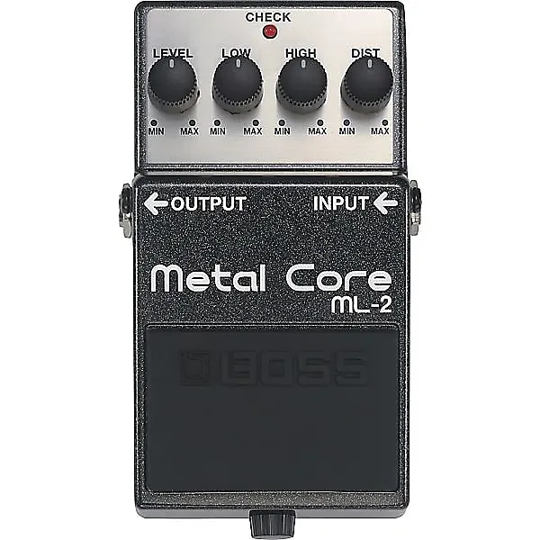 Boss ML-2 Metal Core Distortion Effects Pedal