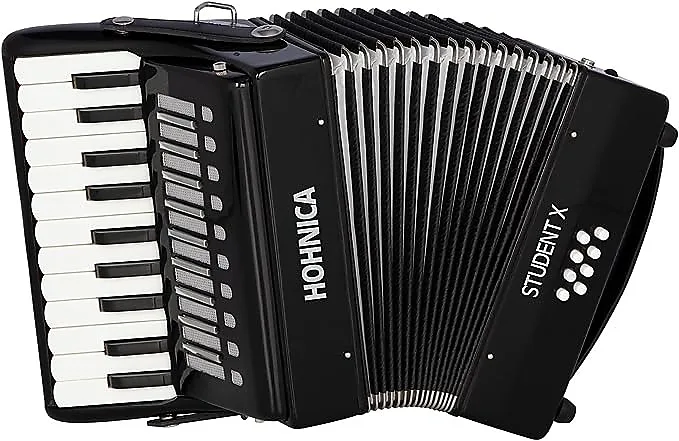 Hohner Hohnica Stux Piano Accordion - Black - Image 4