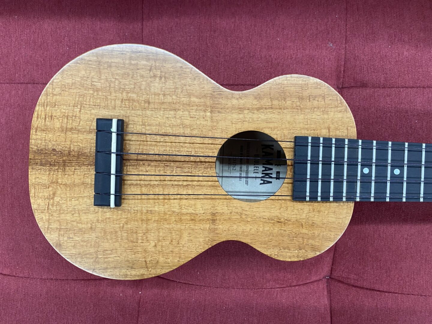 Kamaka HF-1 Custom Soprano Ukulele – Full Ebony Package