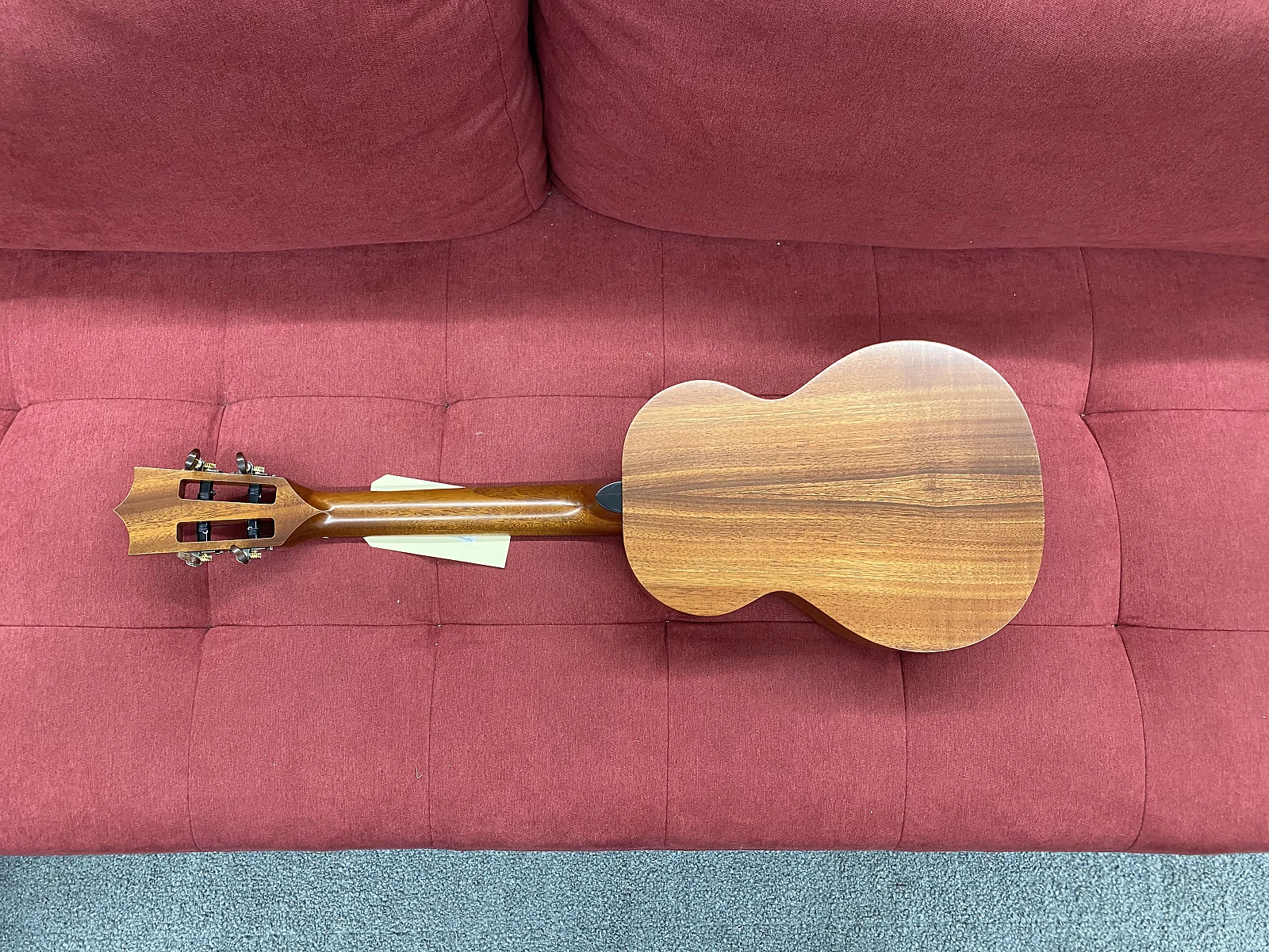 Kamaka HF-3i Custom Tenor Ukulele with Ebony Package and Mother of Pearl Inlay - Natural w/ Case - Image 20