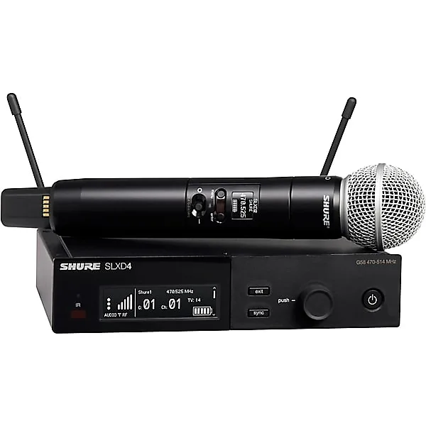 Shure SLXD24/SM58 Wireless Vocal Microphone System With SM58 Band H55