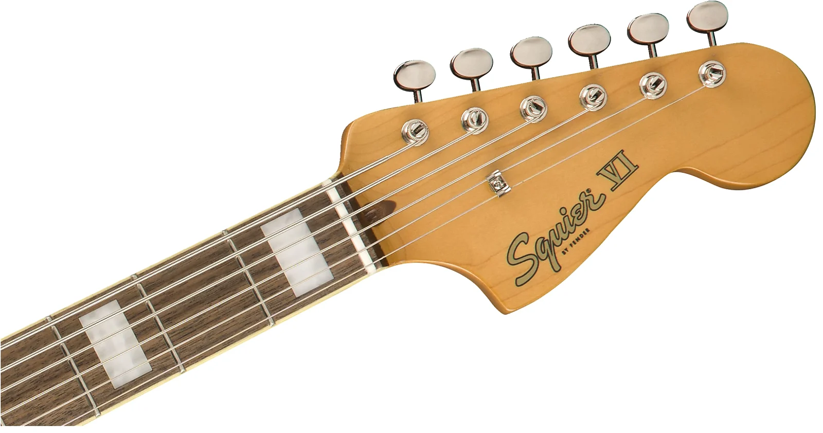 Squier Classic Vibe Bass VI, Laurel Fingerboard - Black - Image 2