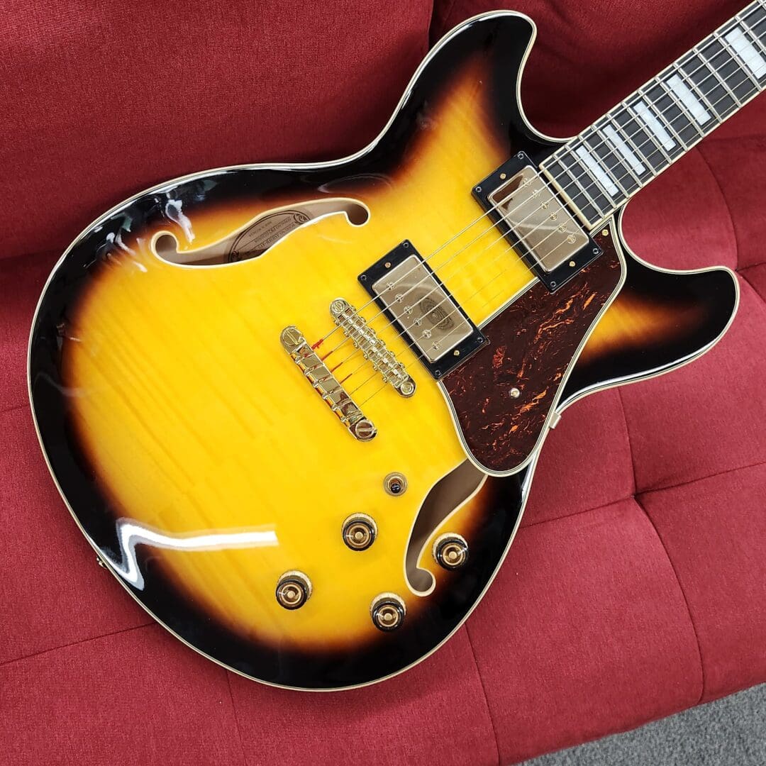 Ibanez AS93FM-AYS 5B-05 Semi-Hollow Body Electric Guitar - Victor Litz