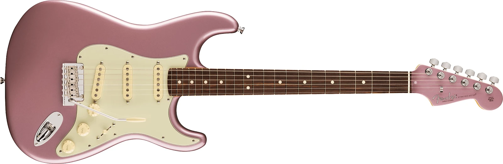 Fender Limited Edition American Professional II Stratocaster, Rosewood Fingerboard - Burgundy Mist Metallic - Image 2