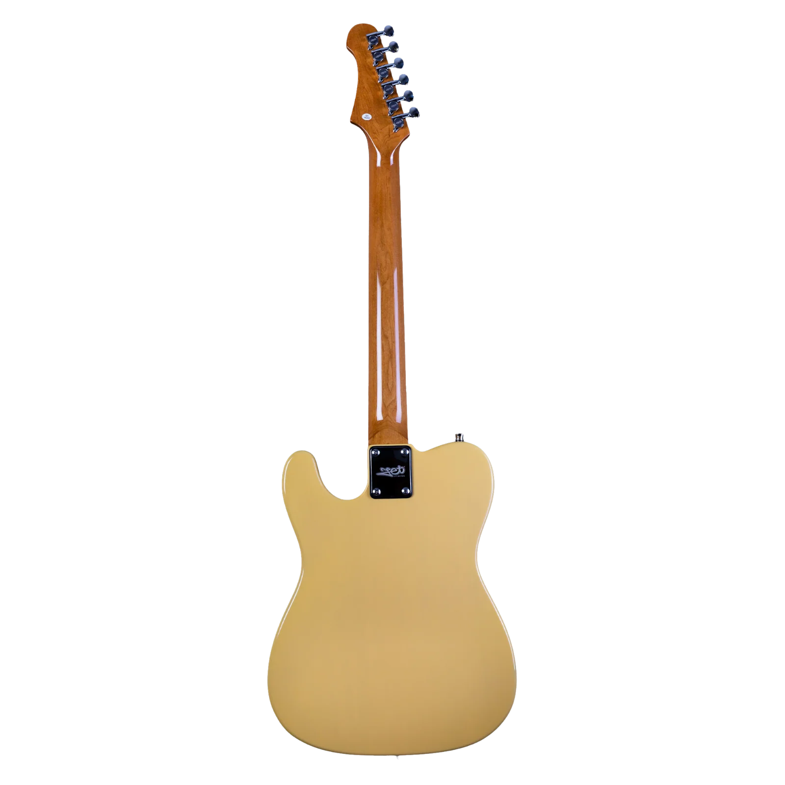 JET Guitars JT-300 BTS Solidbody Electric Guitar - Butterscotch Blonde, Roasted Maple Neck - Image 7