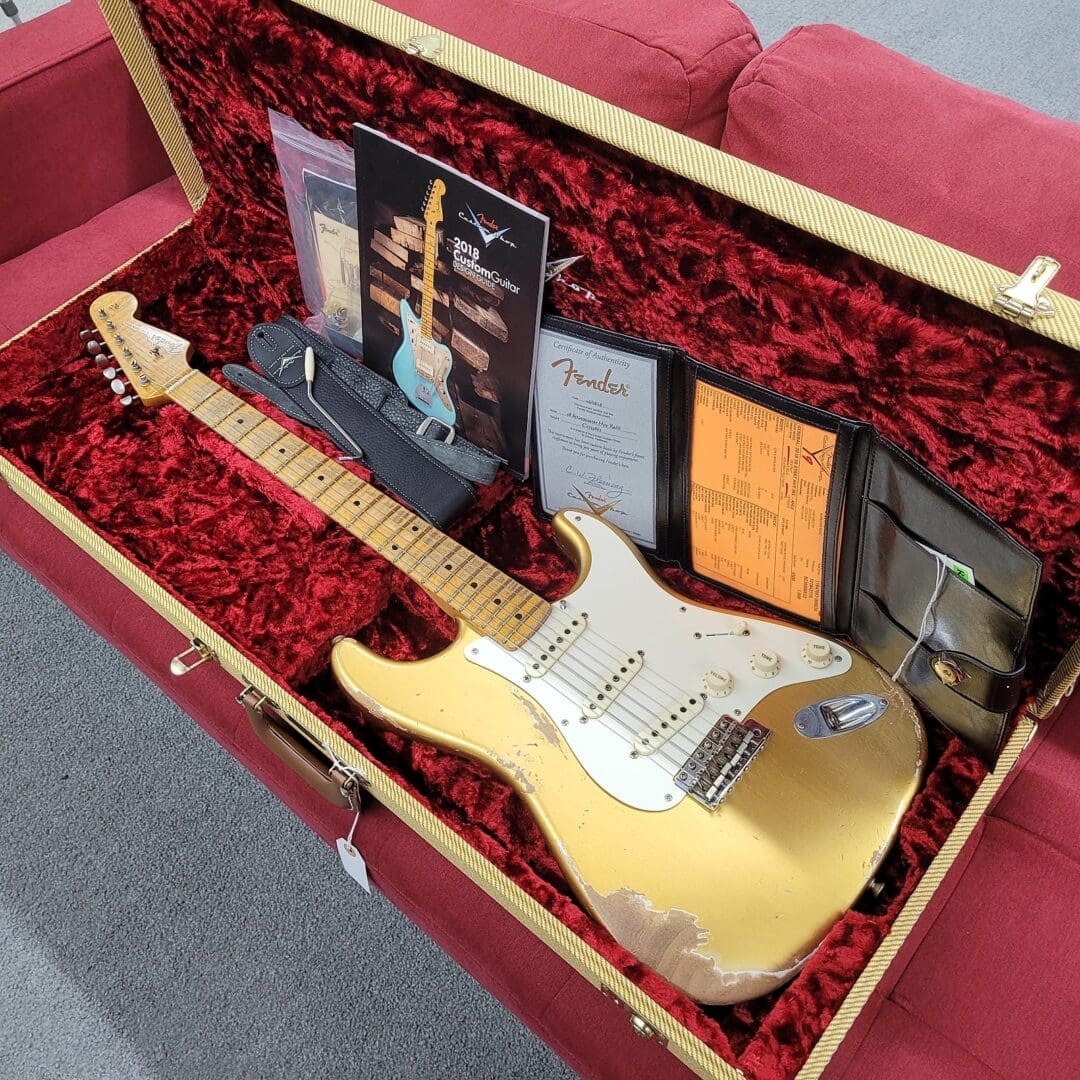 Fender Custom Shop '58 Stratocaster Heavy Relic 2018 - HLE Gold