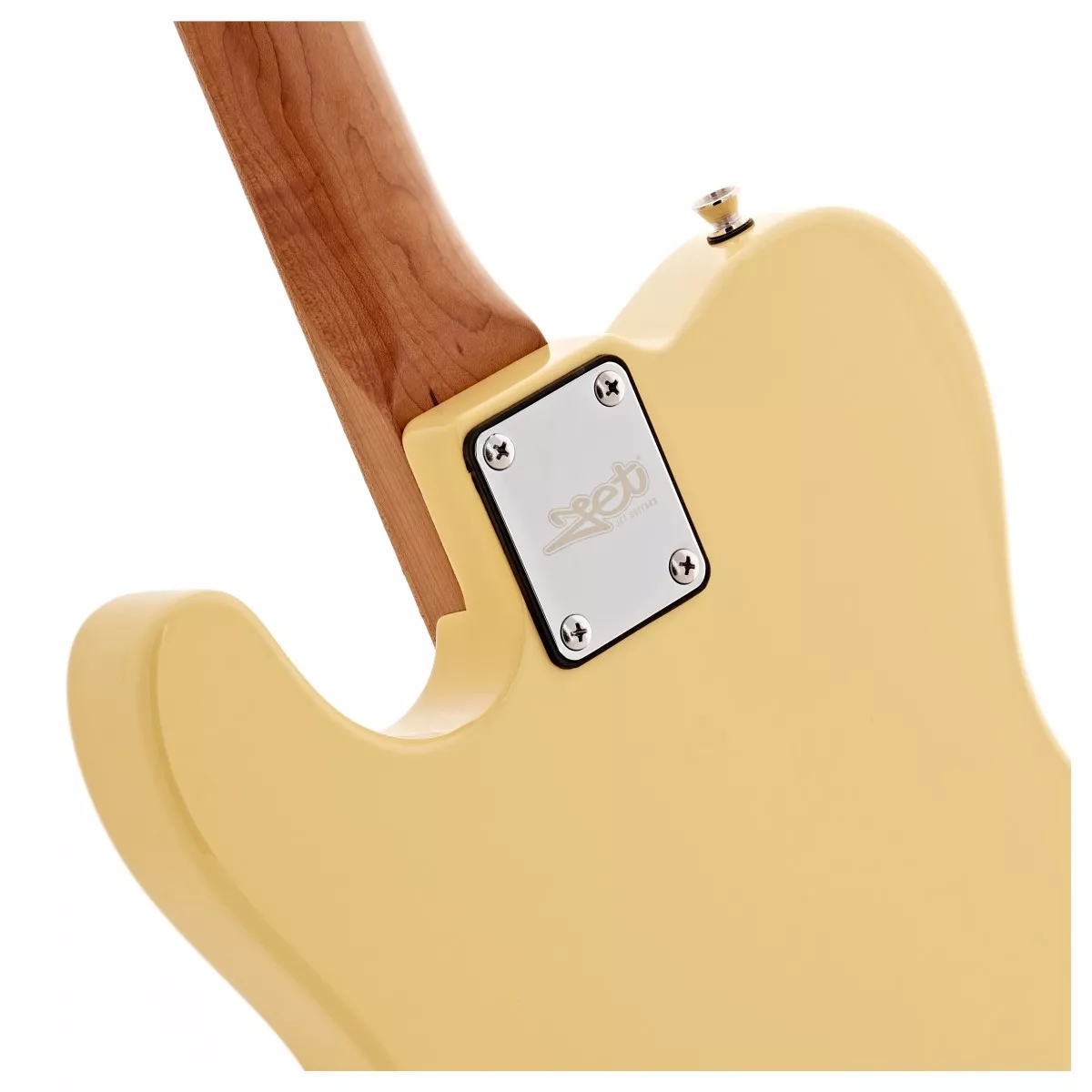 JET Guitars JT-300 BTS Solidbody Electric Guitar - Butterscotch Blonde, Roasted Maple Neck - Image 9