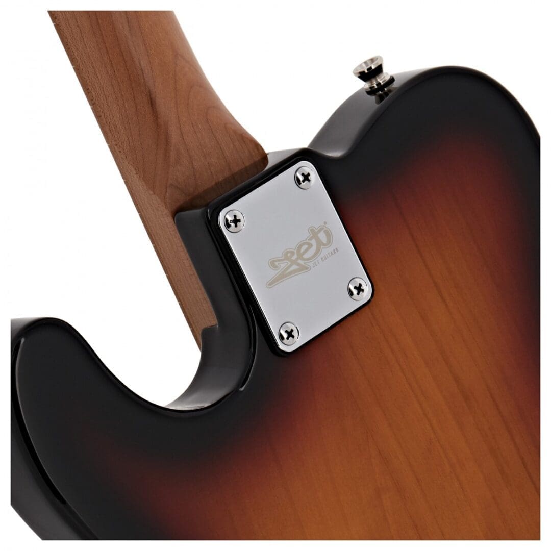 JET Guitars JT-300SB Solid Body Electric Guitar - Sunburst with Roasted Maple Neck - Image 11
