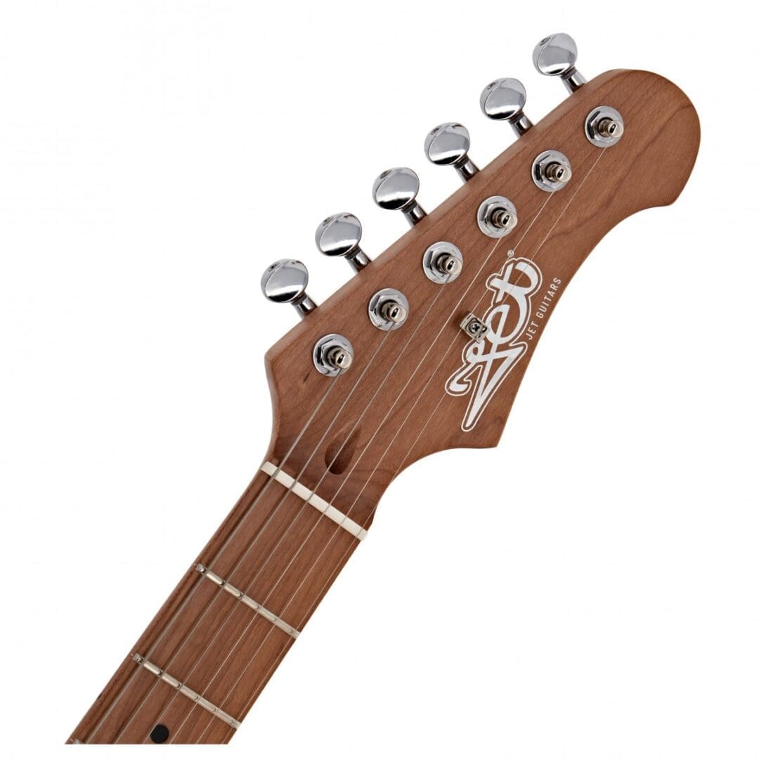 JET Guitars JT-300SB Solid Body Electric Guitar - Sunburst with Roasted Maple Neck - Image 7