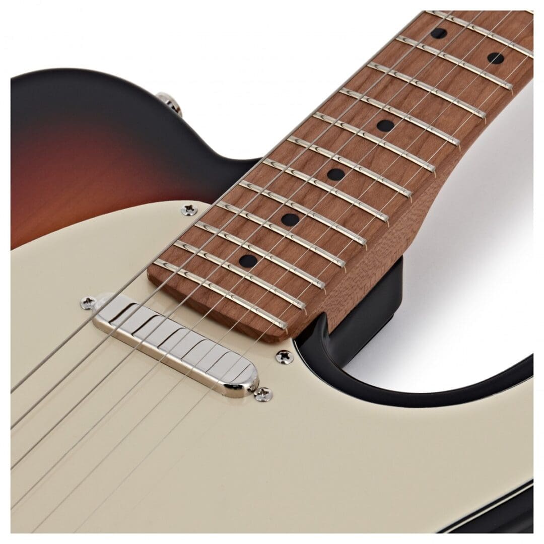 JET Guitars JT-300SB Solid Body Electric Guitar - Sunburst with Roasted Maple Neck - Image 6