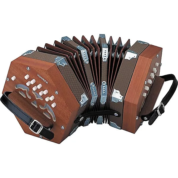 Hohner D40 Concertina with Gig Bag