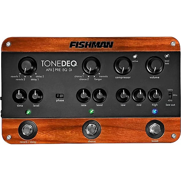 Fishman ToneDEQ Acoustic Guitar Preamp EQ with Effects