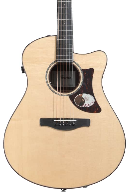 Ibanez AAM380CE Advanced Acoustic Guitar - Natural - Image 2