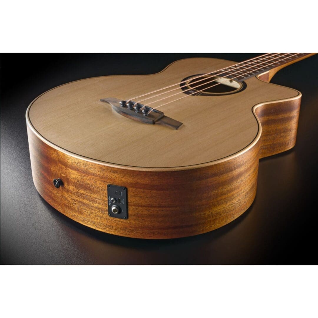 Lag HyVibe Acoustic Bass with Gigbag HV10BCE - Natural - Image 6
